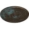 Ekena Millwork Anthony Harvest Ceiling Medallion (Canopies up to 2 1/8"), 22 1/2"OD x 1 1/4"P, Bronze Blue Patina CM22ATBBS - alternate 2